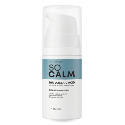 SoCalm Azelaic Acid 10% Cream — for Rosacea-Prone, Reactive Skin