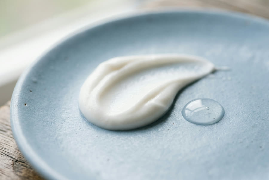 A swirl of cream
